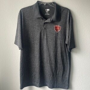 NFL Shirt Chicago Bears polo size large gray in color